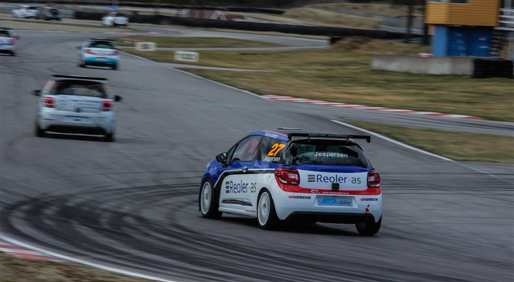 Morten Jespersen fik med pole position et perfekt udgangspunkt for lørdagens løb på Vålerbanen - hans første løb nogensinde på den norske bane.
(Foto: Niklas Majgaard/DS3Cup.dk)